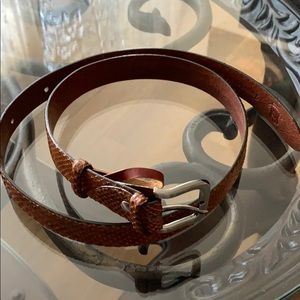 Genuine snake skin belt (women)